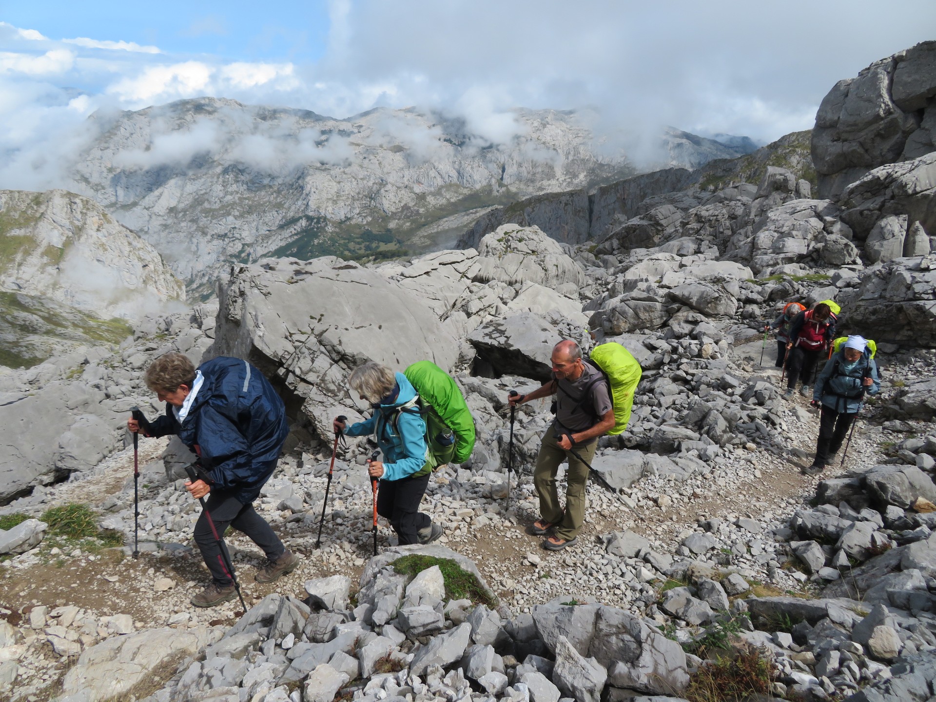 Séjour Picos de Europa refuge de Vega de Urriellu jeudi 4 septembre matin 
