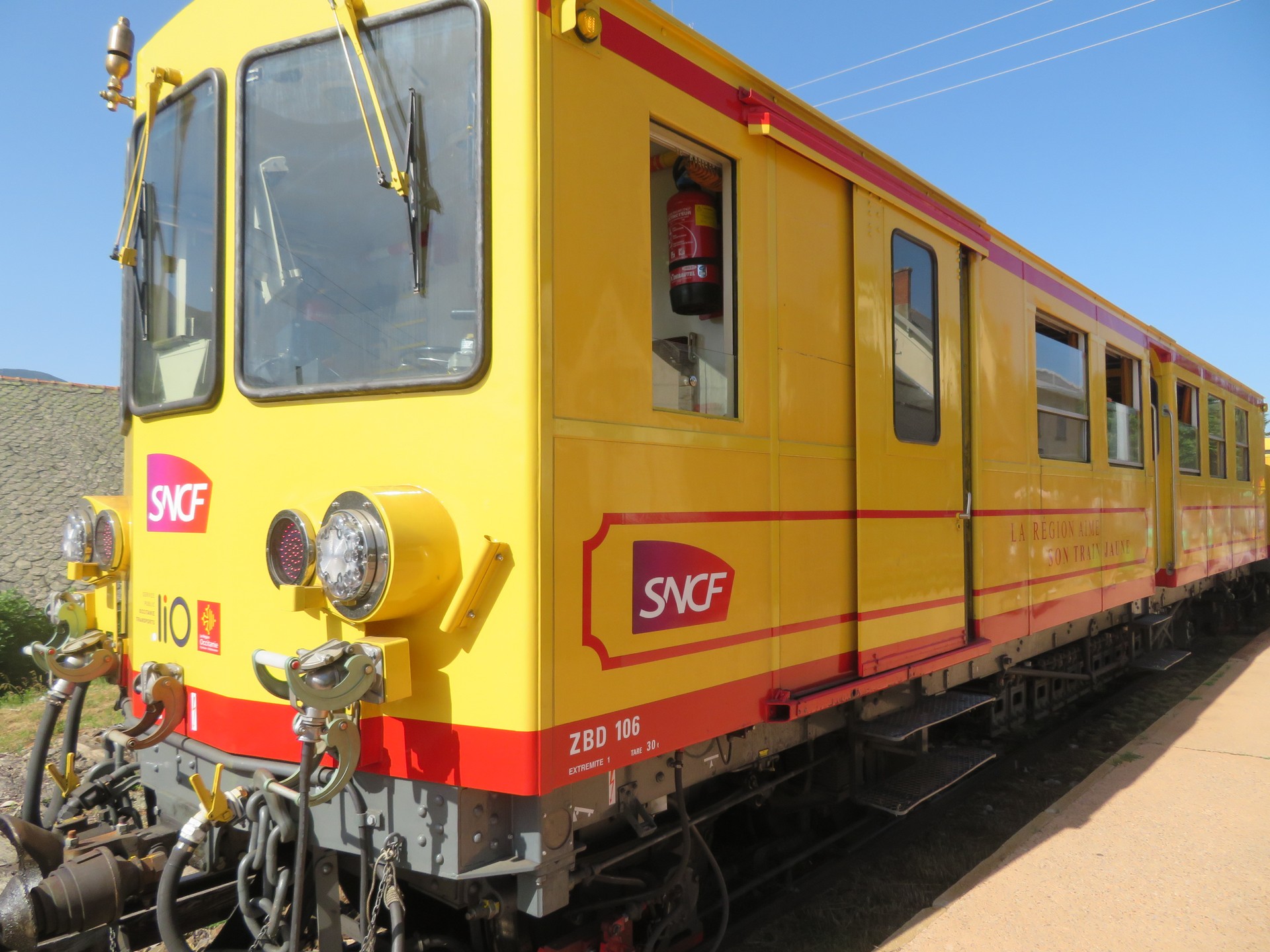 Petit train jaune et Fort Libéria à Villefranche de Conflent lundi 23 juin