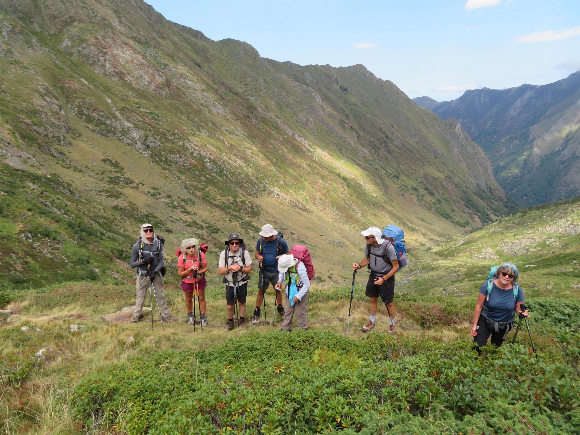 Refuge des Estagnous 2246m par le Port de Barlonguère vendredi 22 aout